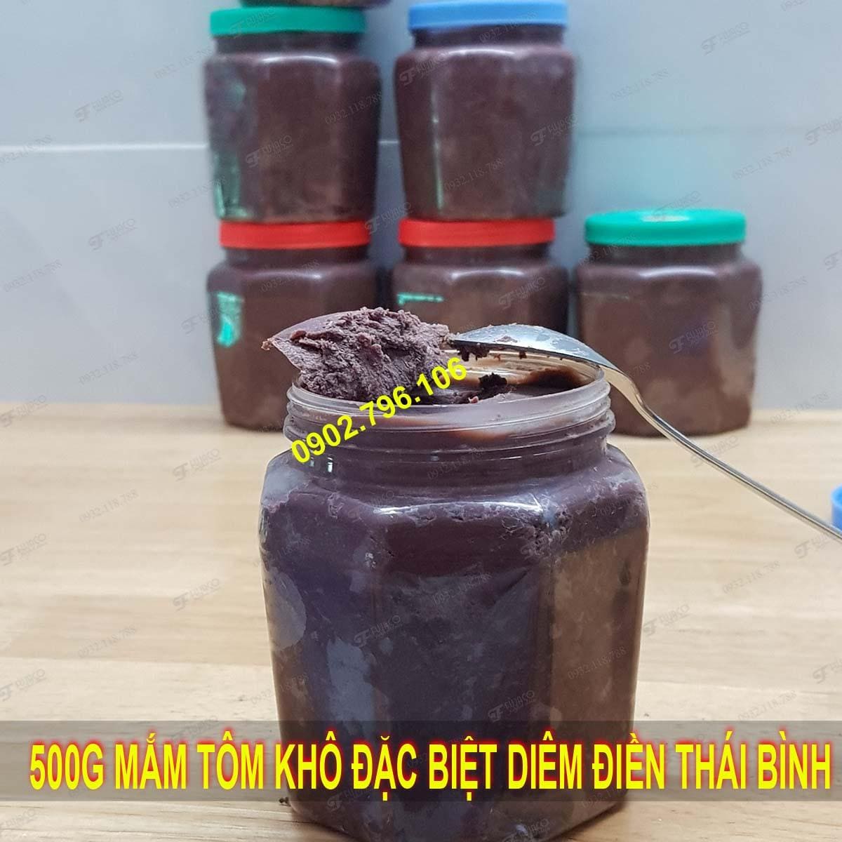 MẮM TÔM KHÔ NGON LOẠI 1 ĐẶC SẢN THÁI BÌNH MẮM TÔM ĐẶC 500G
