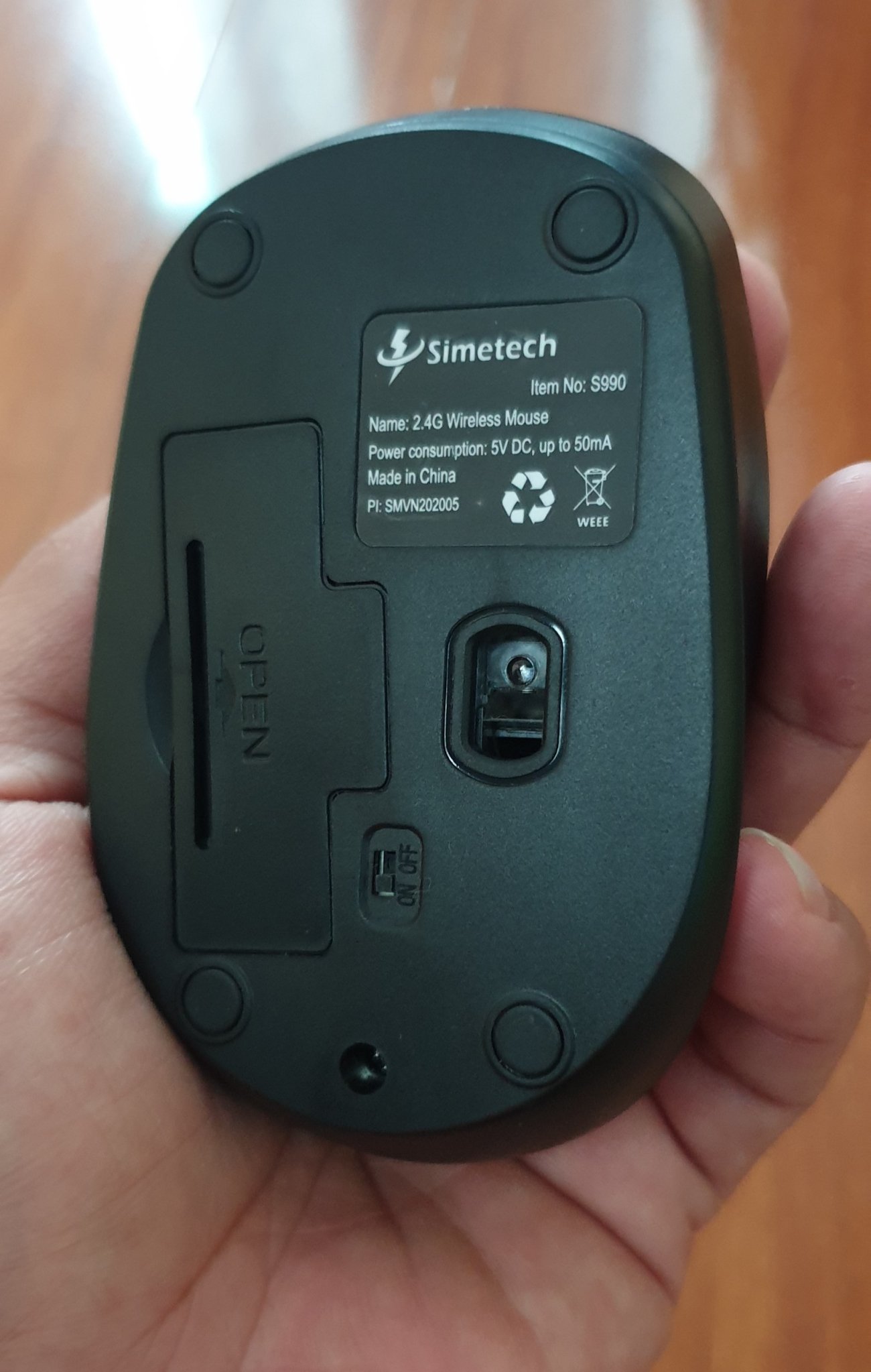 CHUỘT KO DÂY SIMETECH S990 HÀNG CHÍNH HÃNG