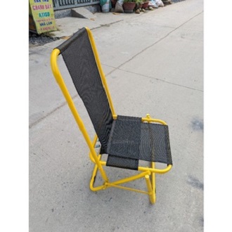 Ghế Xếp Lưới Lò Xo Lưng Cao 2 Mảnh ko giãn( lạ lạ )
