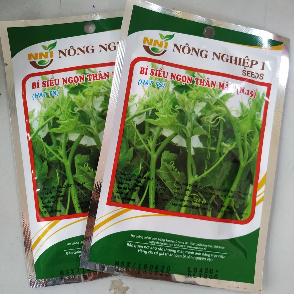 Hạt giống Bí Siêu Ngọn 20 gr