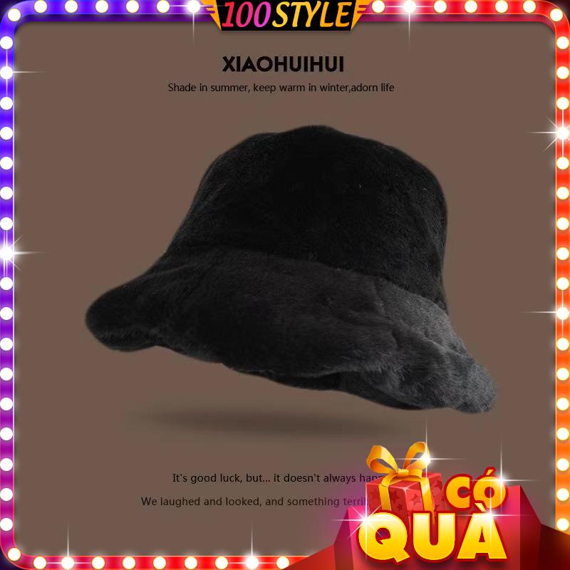Hat brim feather flower-shaped quality thick warm lovely-100style