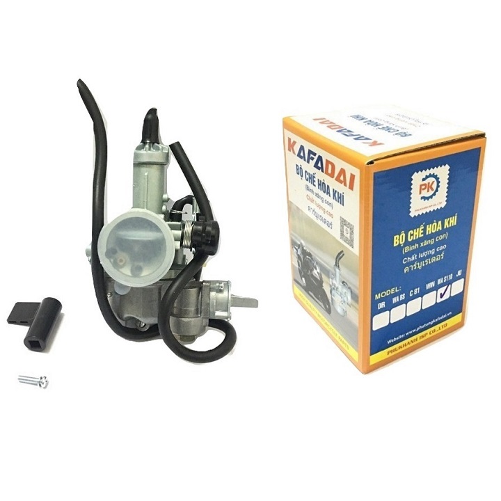 [Hoàn Tiền 10%] Bộ chế hòa khí xe Wave S110 KAFADAI THAILAND (Bình xăng con) - Bình xăng con xe Wave S110 - Bình xăng con xe Wave RS 110cc BH858