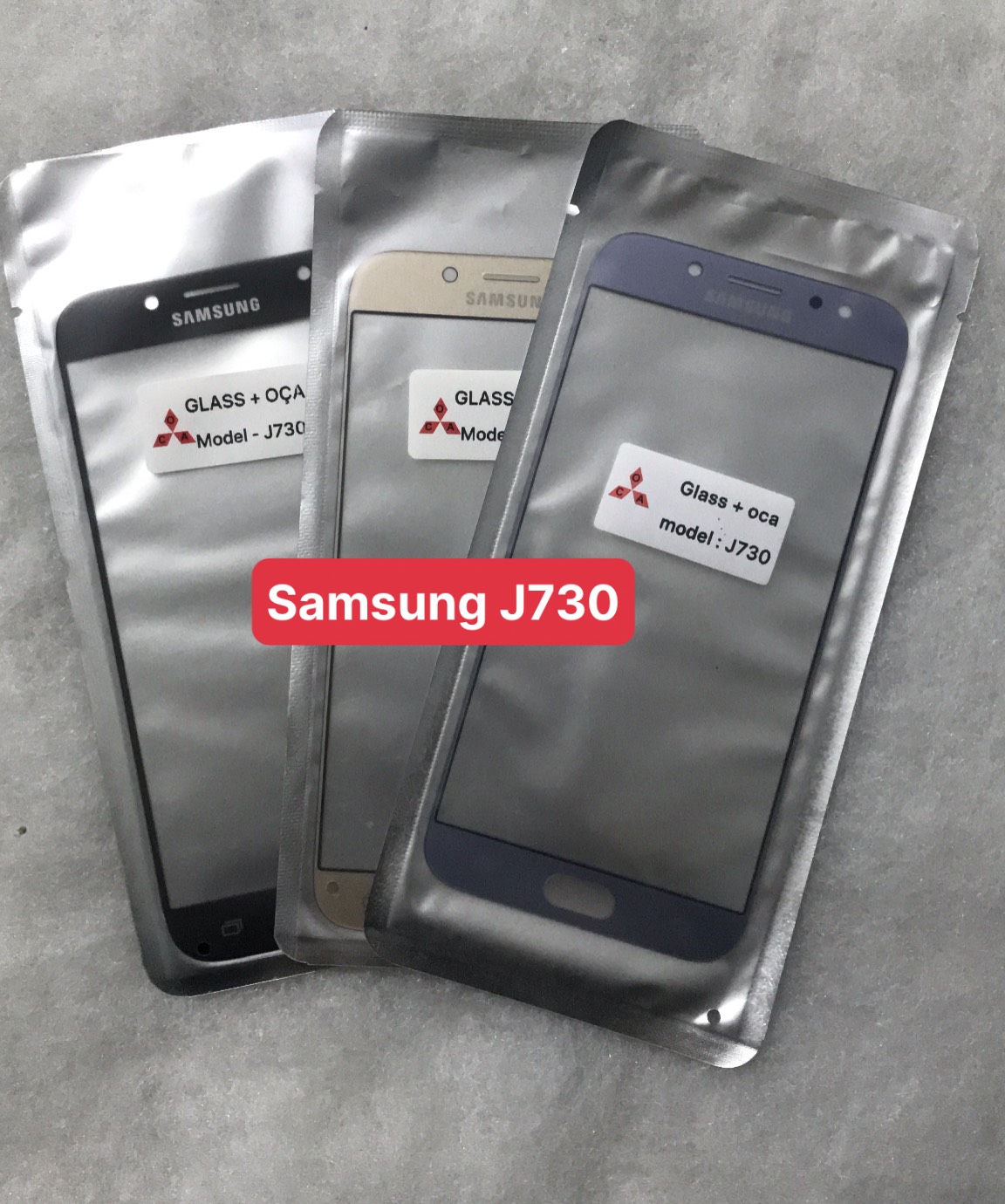 Kính ép liền keo Samsung J730 /J7 Pro