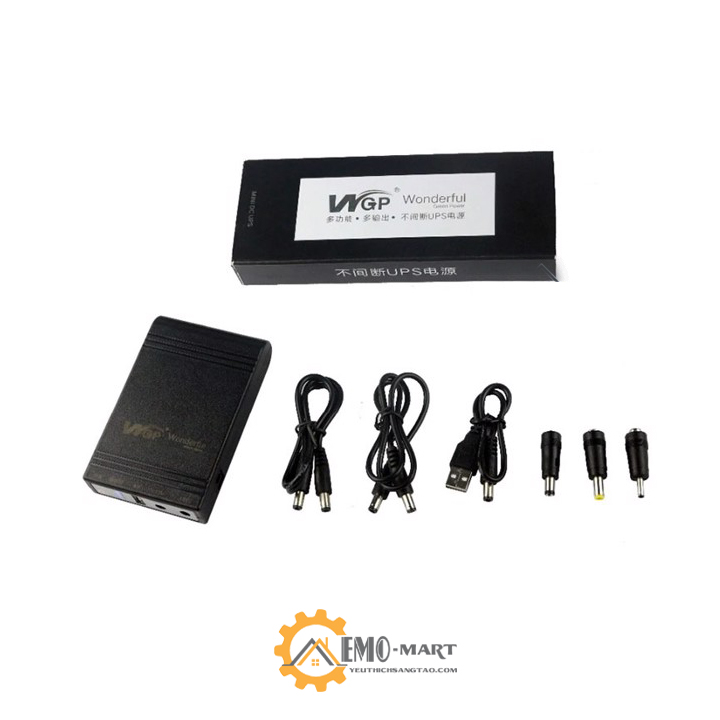 Nguồn dự phòng ups mini 3in1 5v/9v/12v 1a