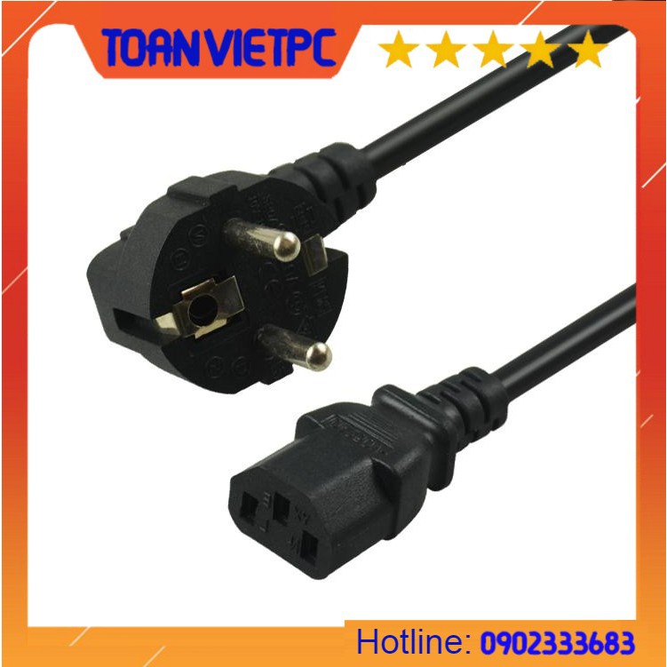 Dây nguồn đa năng thường màu đen