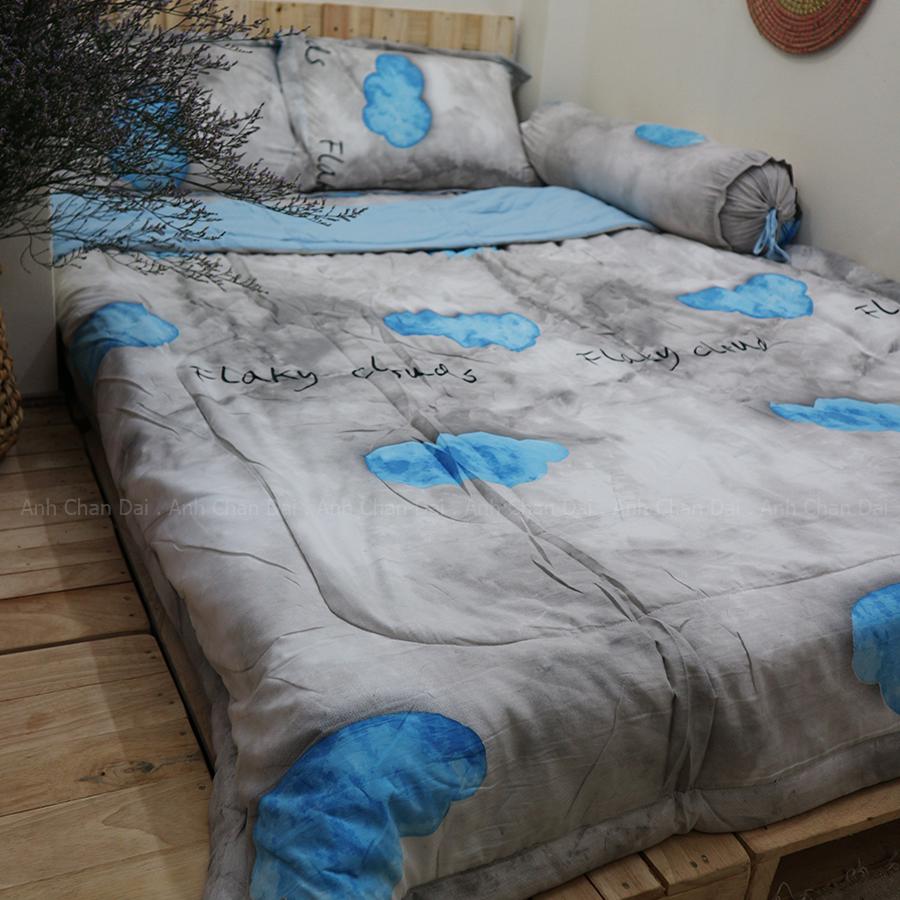 Bộ Ga Gối Cotton Đũi Hàn Quốc - ACD 011