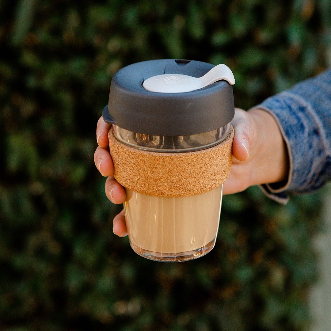 Ly Thủy Tinh Tái Sử Dụng KeepCup Cork Glass Reusable Cup