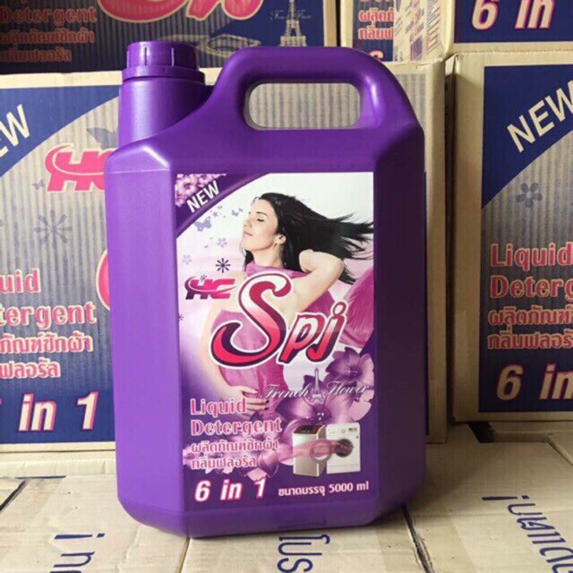 Nước Giặt SPJ 5000ml Thái Lan (Màu Tím)