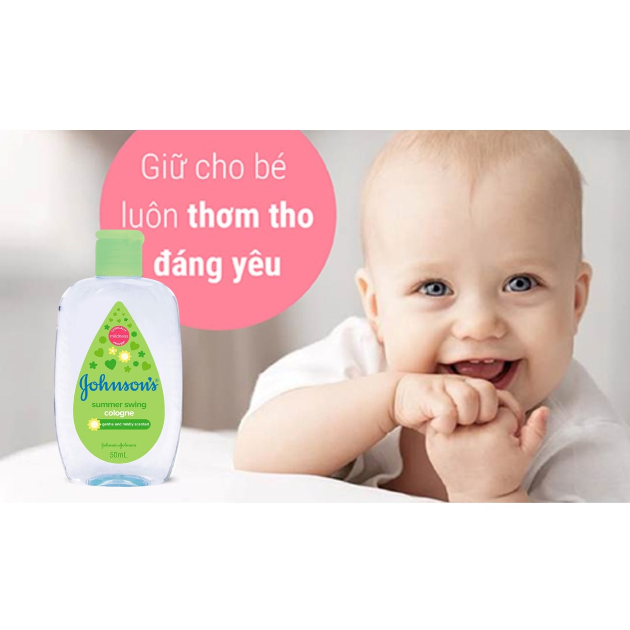 Nước Hoa Em Bé Johnson's Baby Cologne (50ml/125ml)