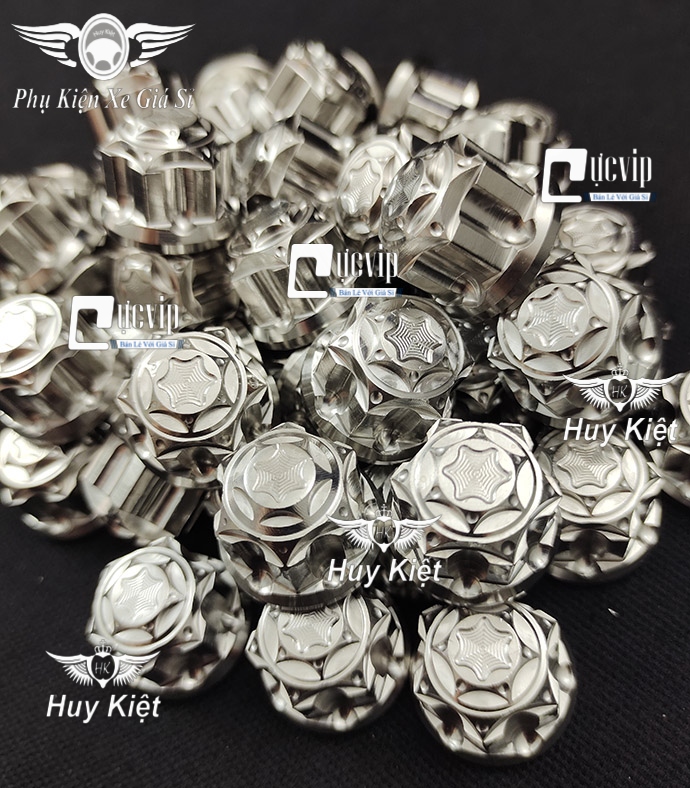 Combo 2 Tán Salaya Inox 304 Gắn Cốt Bánh Xe, Cốt Phuộc, Ốc Chân Phuộc (10 Ly, 12 Ly) MS3385