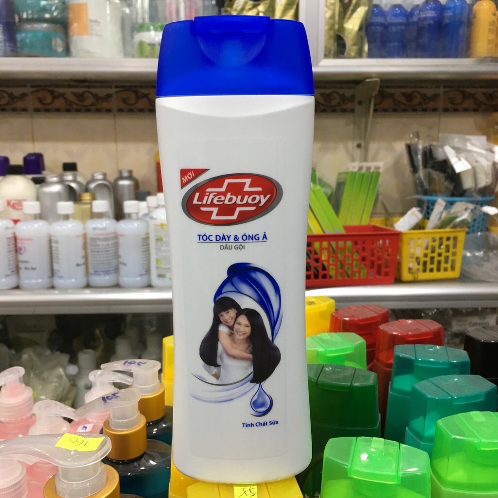 Dầu Gội Lifebuoy Tóc Dày Óng Ả 320g