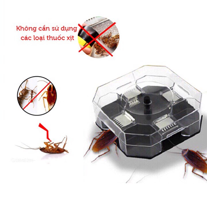 Dụng cụ bẫy gián, máy bắt gián thông minh, không hóa chất, loại 1 kèm mồi