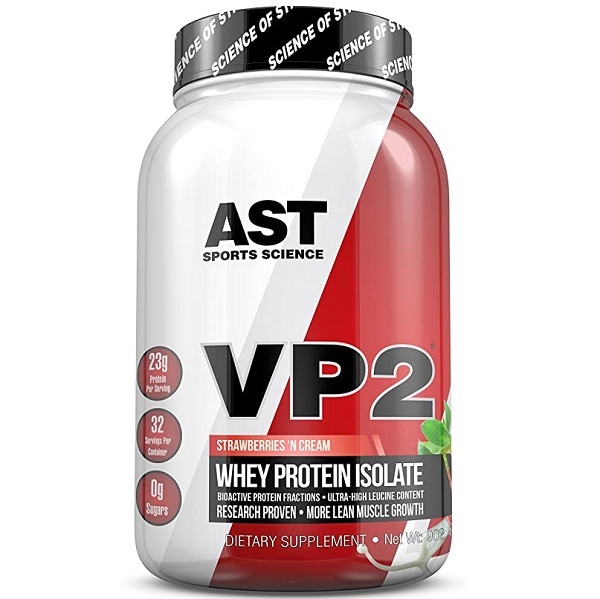 Sữa tăng cơ AST VP2 Whey Protein Isolate 2lb - 900g nhập khẩu