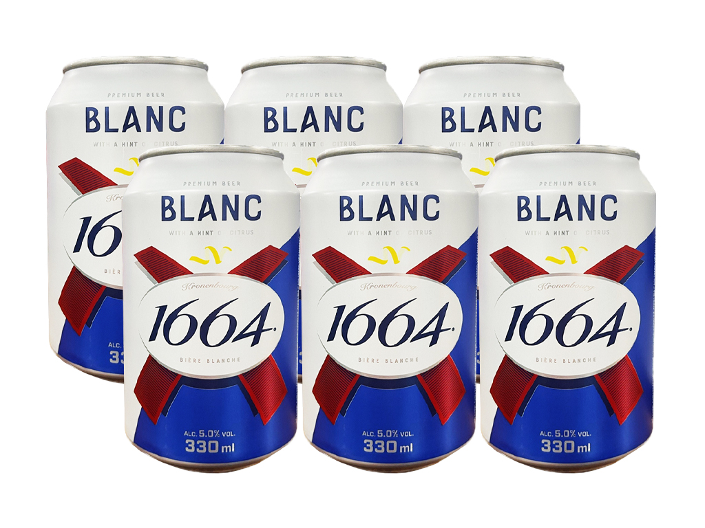 Bia Kronenbourg 1664 Blanc - Lon 330ml