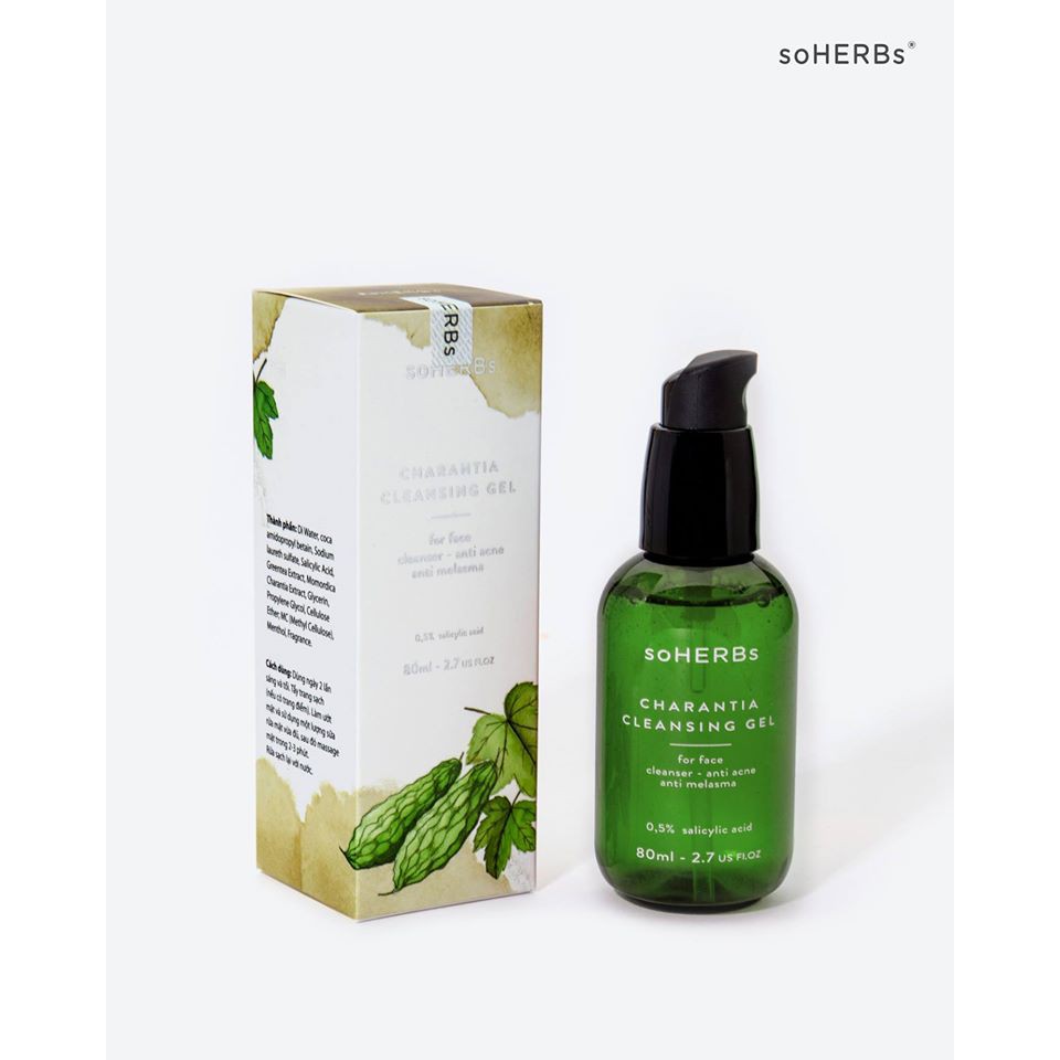 [HCM]SỮA RỬA MẶT KHỔ QUA SOHERBS 80ML