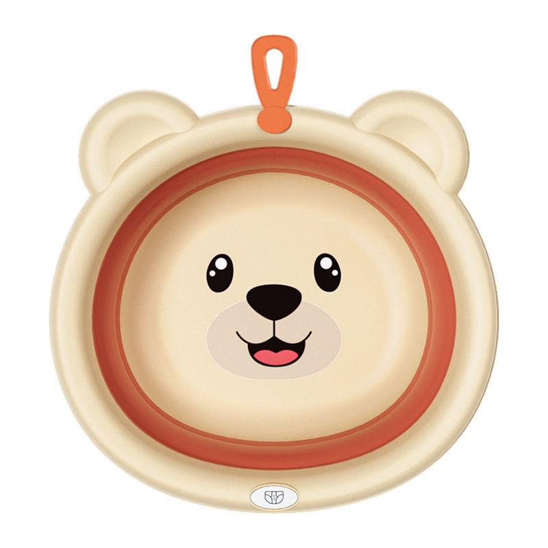 Chậu thau gấp gọn mini  hình gấu