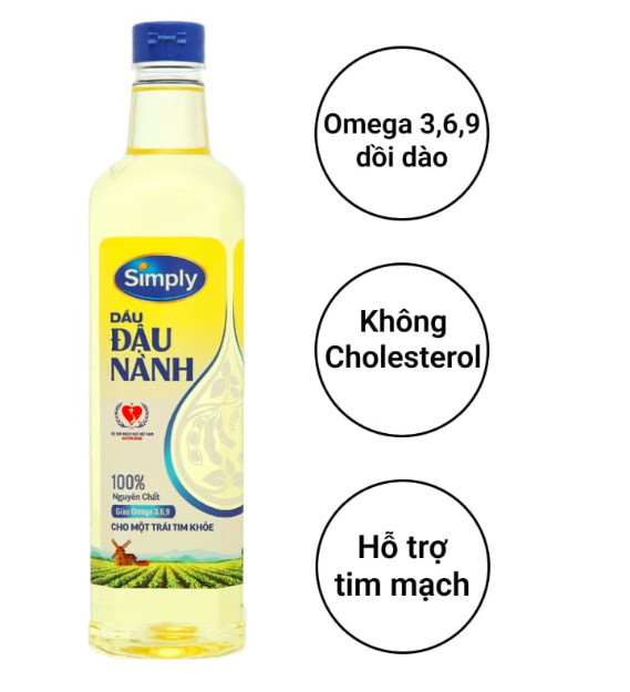 Dầu ăn simply 1 lít
