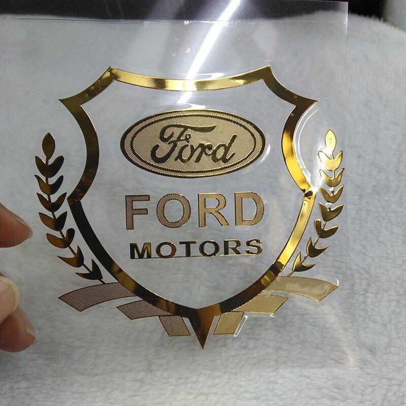 Bộ 2 Logo Decal 3D dán xe ô tô (Ford)