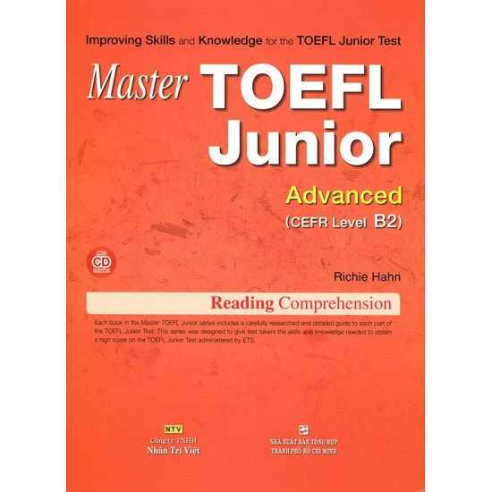 Sách - Master Toefl Junior - Advanced Level B2 (Kèm Cd) - 9786045826201