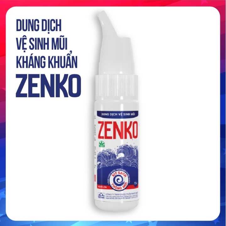 Dung Dịch Vệ Sinh Mũi Zenko Người Lớn Nhất Nhất (C/75ml)