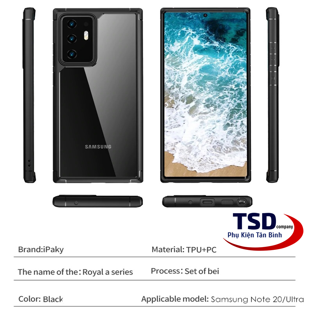 Ốp Lưng Chống Sốc iPaky Samsung Galaxy Note 20 / Note 20 Ultra Cao Cấp