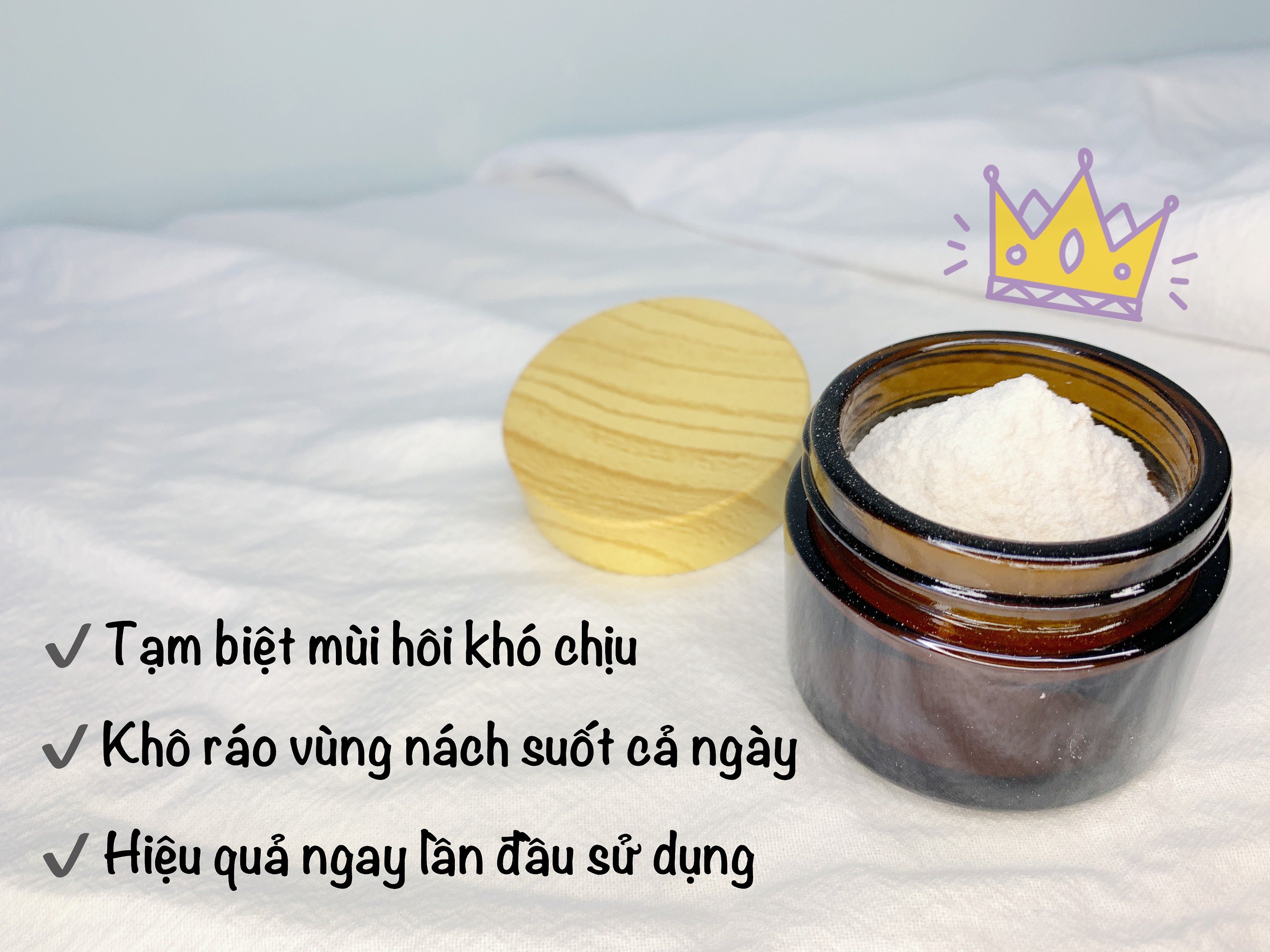 [ BỘT PHÈN CHUA ] Hũ 50gram bột phèn chua đã chưng tri hôi nách - Sasa st.
