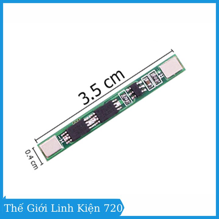 Module bảo vệ quá dòng quá áp pin 18650 1S 5A