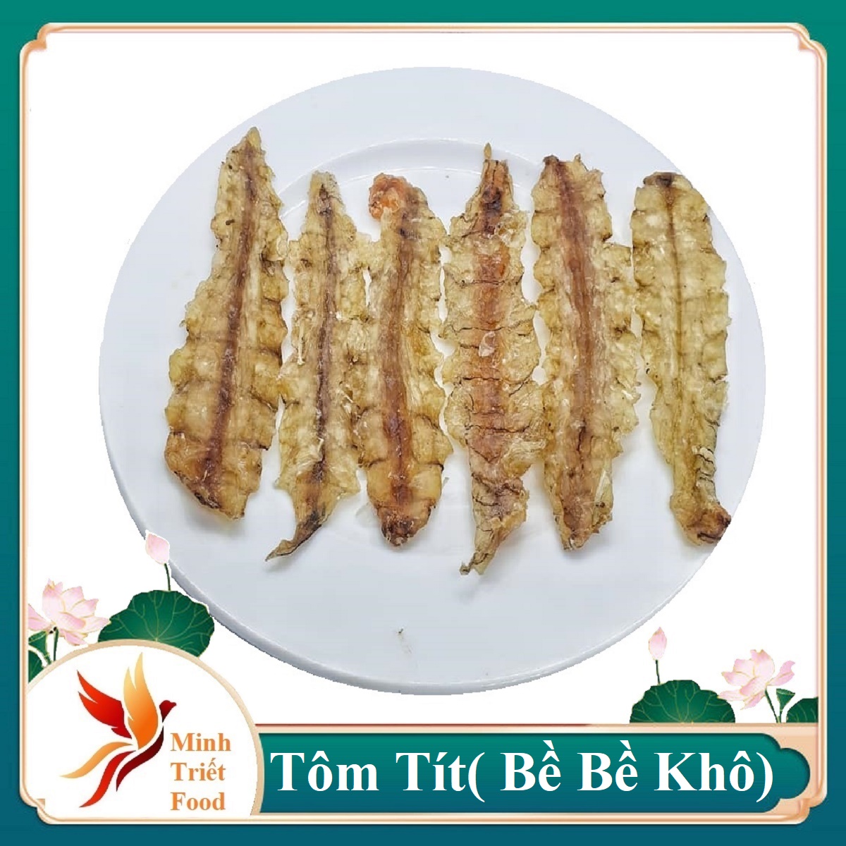 Khô Tôm Tít đặc sản Cà Mau 200GR-Làm từ tôm tươi sống - Hoàn toàn thủ công. KHÔNG hóa chất - KHÔNG phẩm màu.