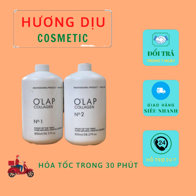 [RẺ VÔ ĐỊCH] Uốn Đa Năng(UỐN NÓNG+LẠNH)Olap Colagen 800ml x 2