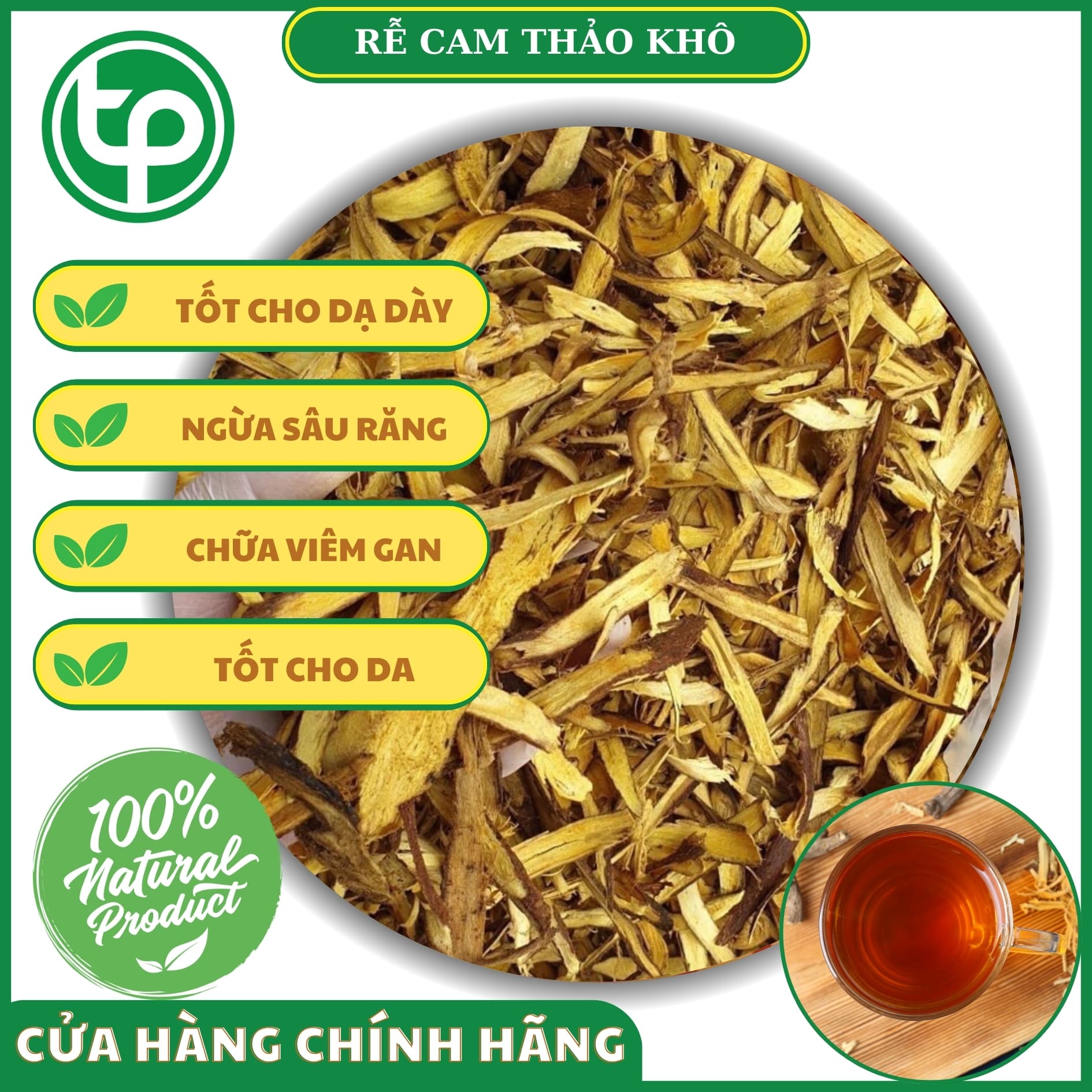 Dried Licorice Root 100g - Tan Phat