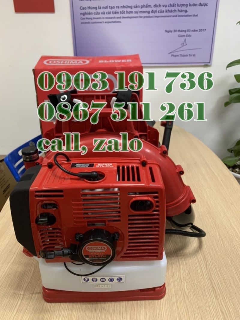 Máy thổi lá, máy thổi bụ Oshima TL 57 CC siêu khỏe