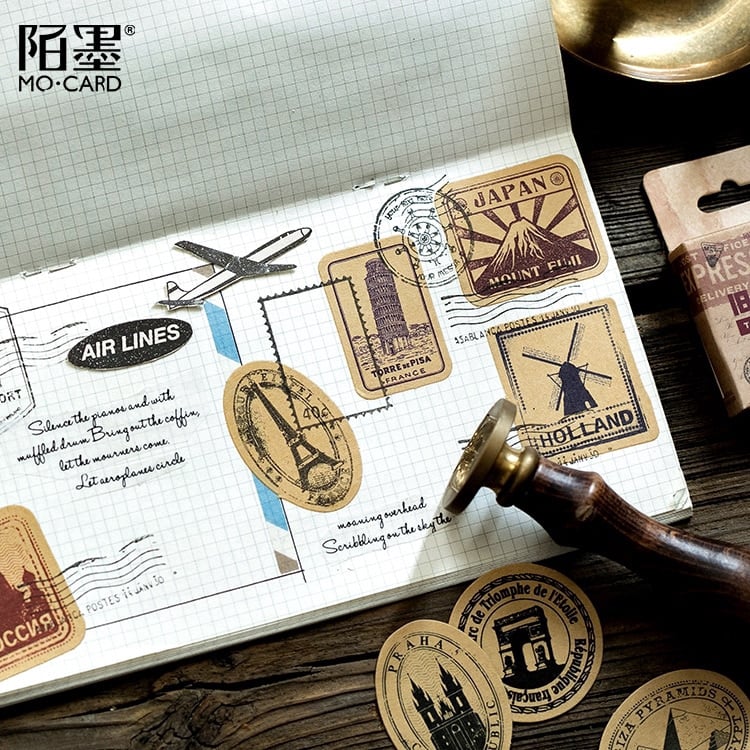 HỘP 45 STICKER RETRO VINTAGE 1