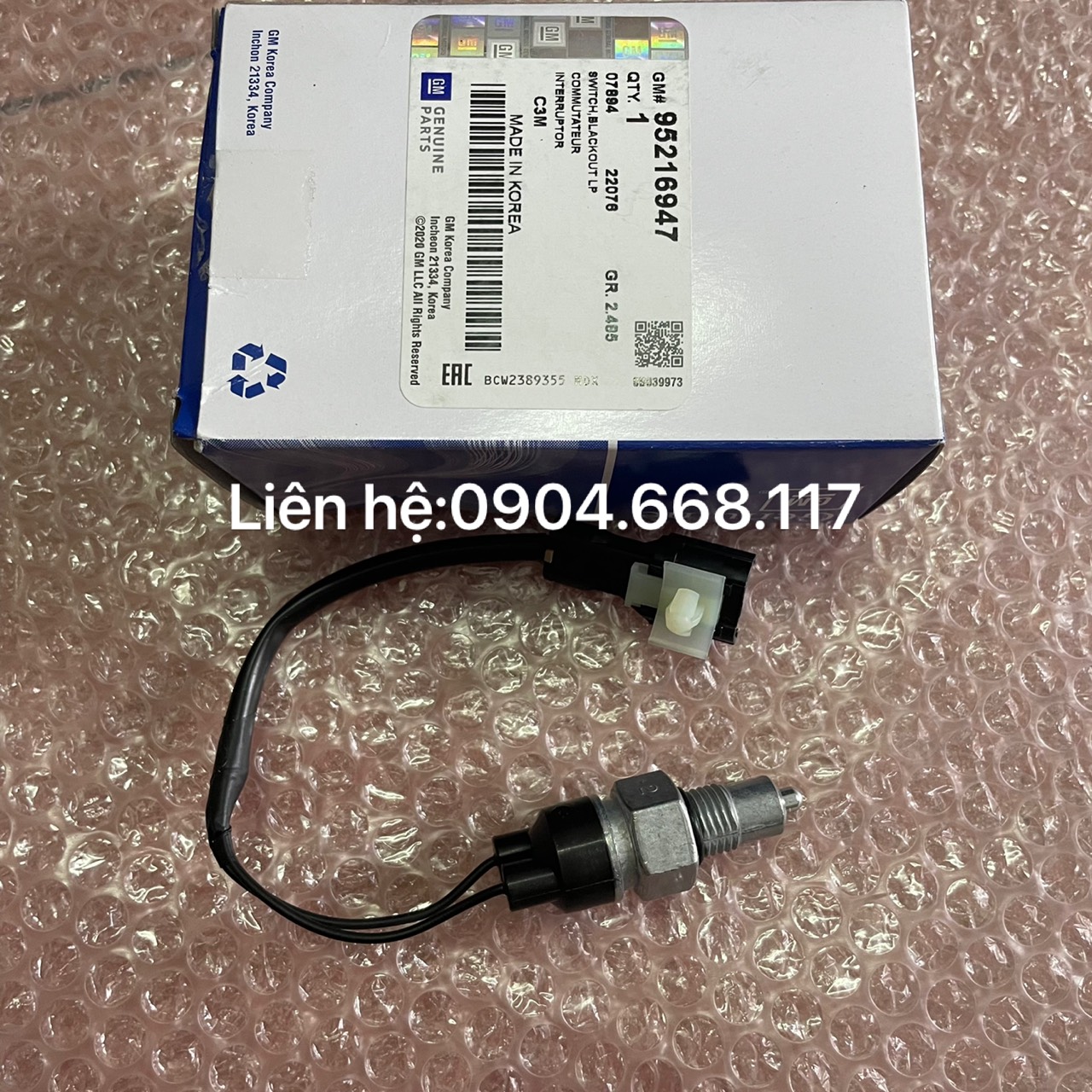 Công tắc báo lùi Matiz 3 95216947