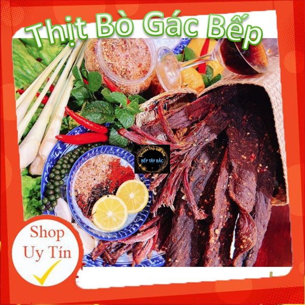 Bò Khô Gác Bếp Chuẩn Tây Bắc (KÈM CHẨM CHÉO)