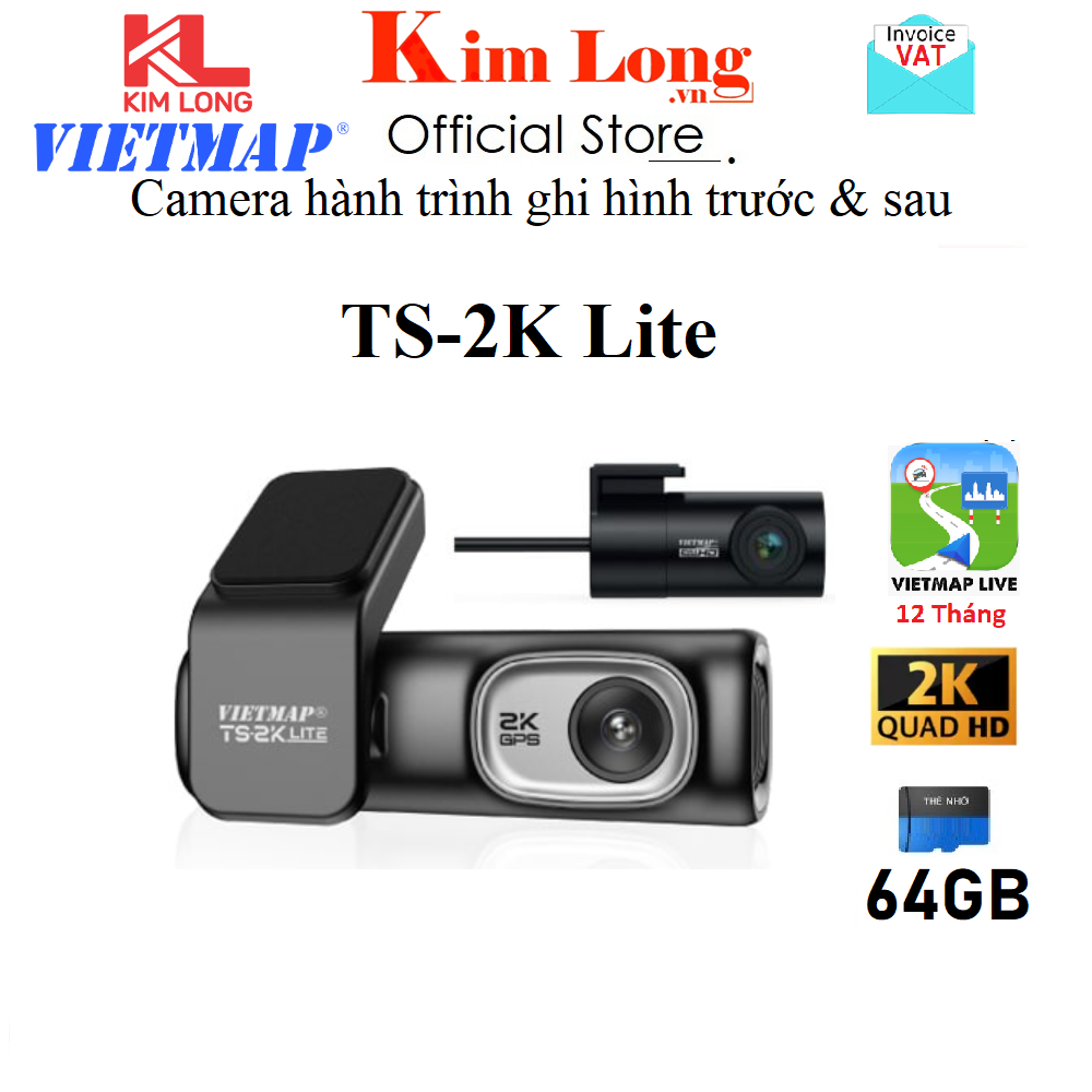Vietmap ts-2k Lite dash cam front recording-genuine warranty
