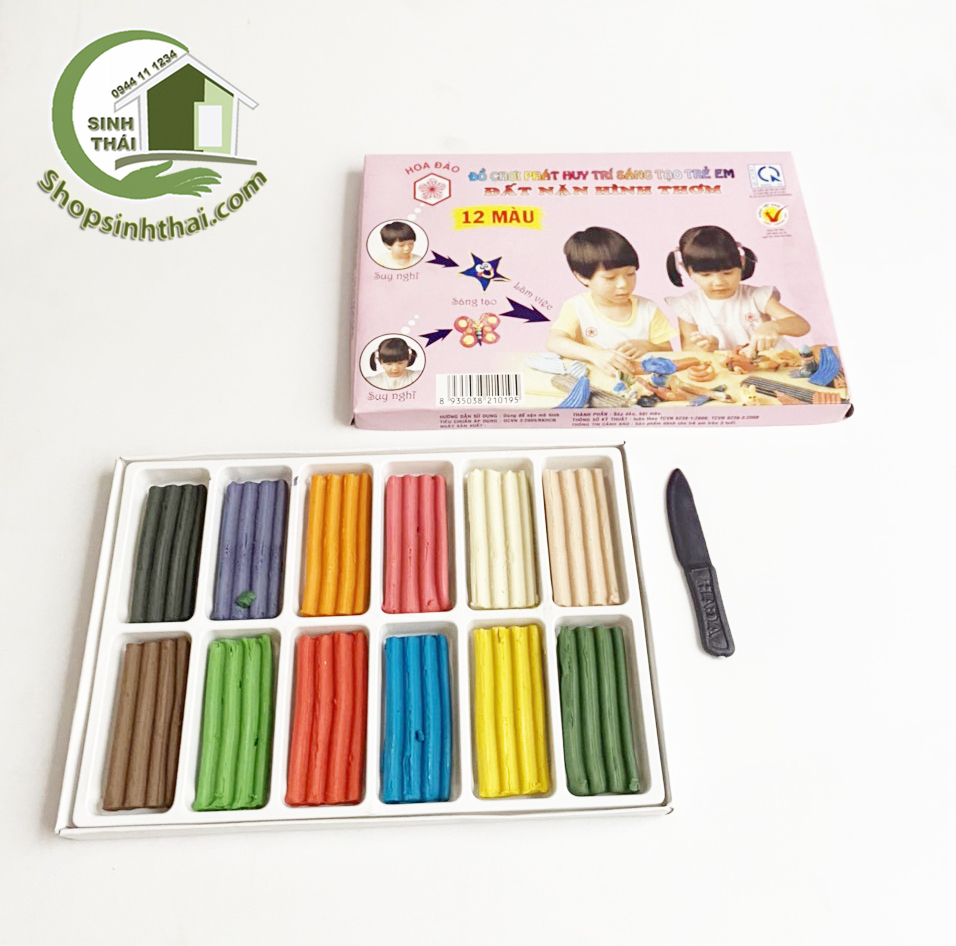 [HCM]Hộp đất nặn có mùi thơm - hộp đất sét chữ nhật - chọn loại