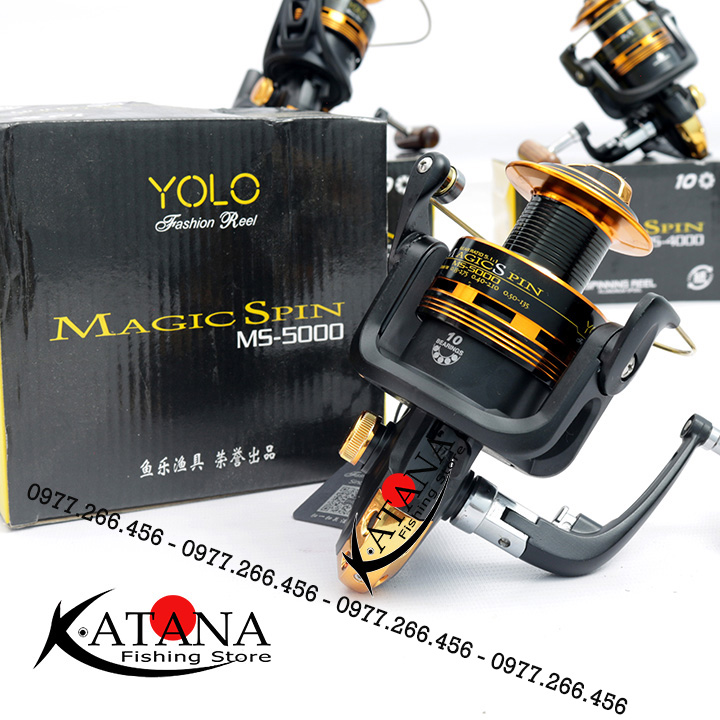 [HCM]Máy Câu Cá Yolo Magic Spin - MS 3000 - MS 4000 - MS 5000 - MS 6000
