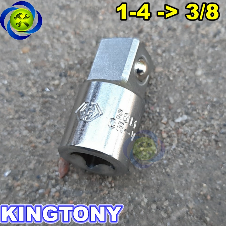 [HCM]Đầu chuyển 1/4 sang 3/8 Kingtony 2813 màu trắng