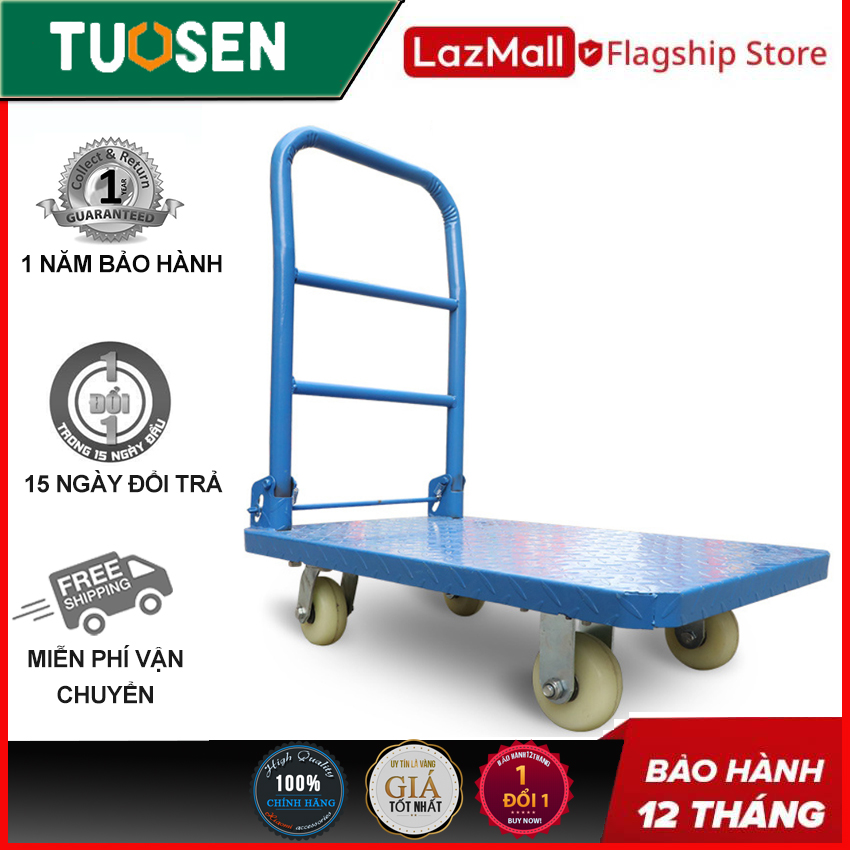 Xe Đẩy Hàng TUOSEN Tải 450kg -900kg Gấp Gọn - Xe Kéo Hàng Gấp Gọn - Xe Đẩy Hàng Tay - Tải Trọng Cao - Bánh xe trơn tốt 360