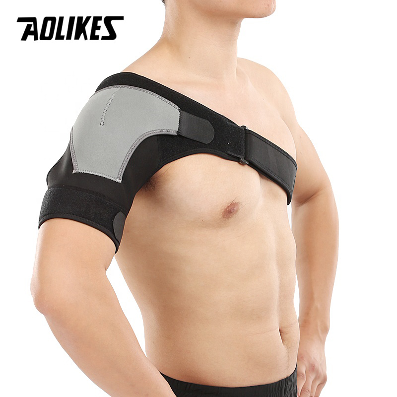 Đai giữ cố định khớp vai AOLIKES MD-1697 Adjustable Sport Shoulder Support hỗ trợ phục hồi giảm thiểu chấn thương