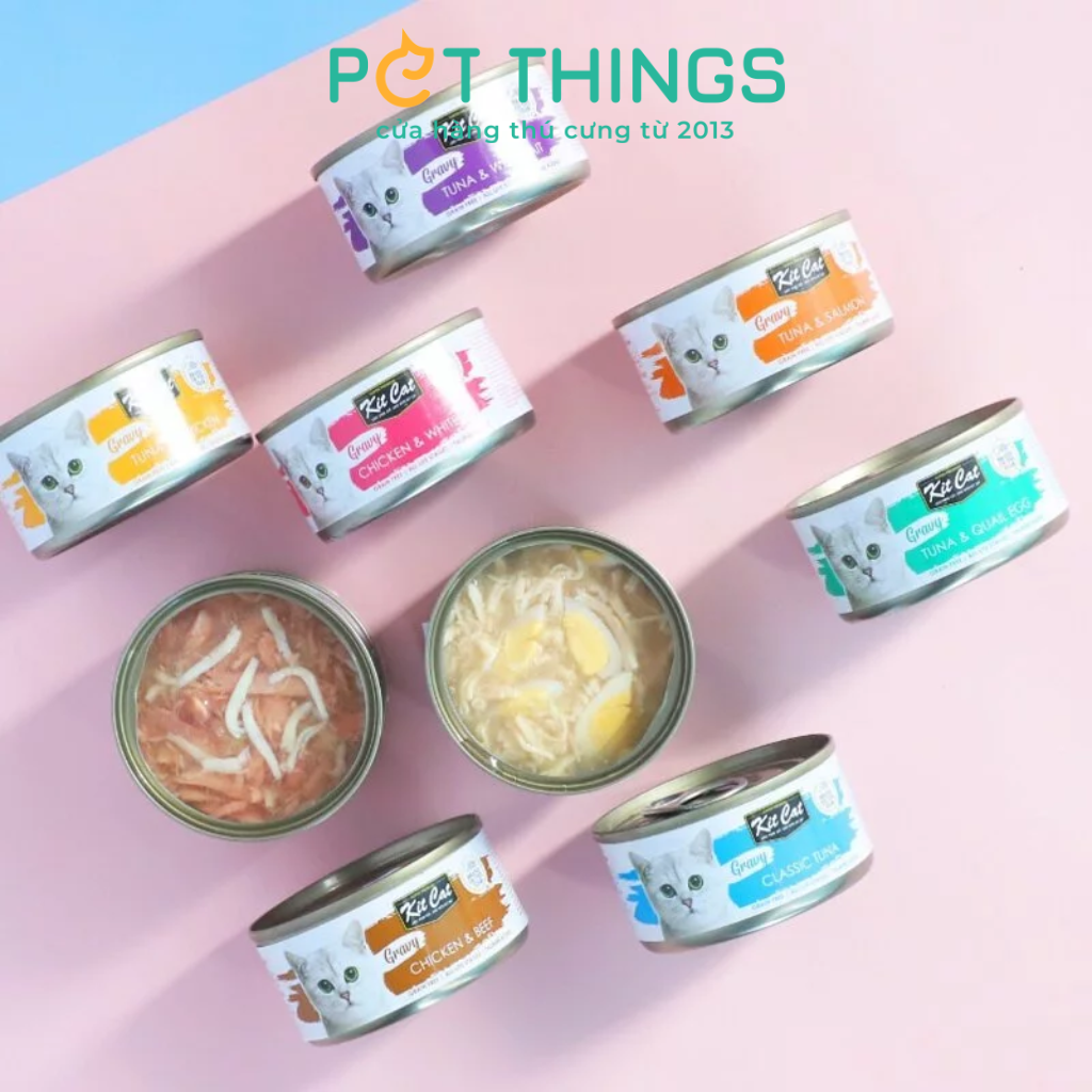 Pate Kit Cat Gravy 70g Cho Mèo
