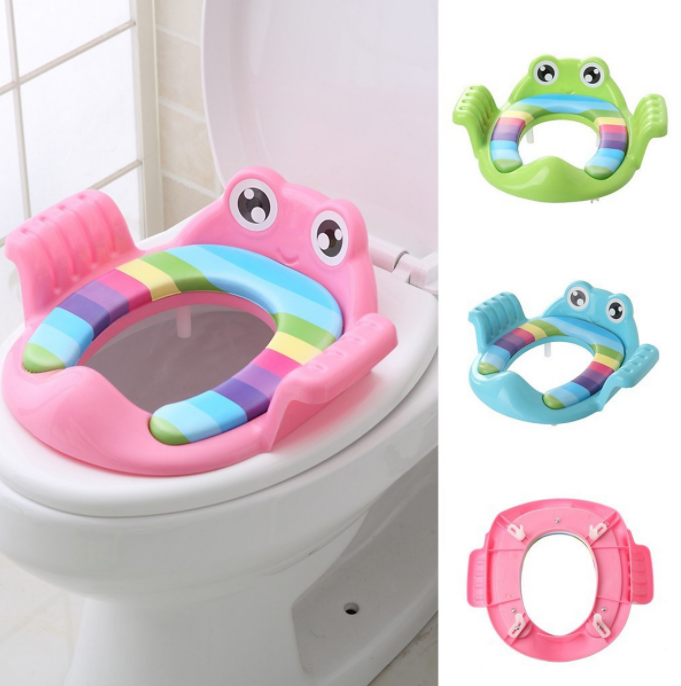 [HCM]Thu gọn bồn cầu ếch cho bé