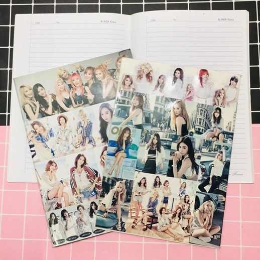 Vở viết KPOP SNSD 1-5 QUYỂN . Tập viết kẻ ngang SNSD