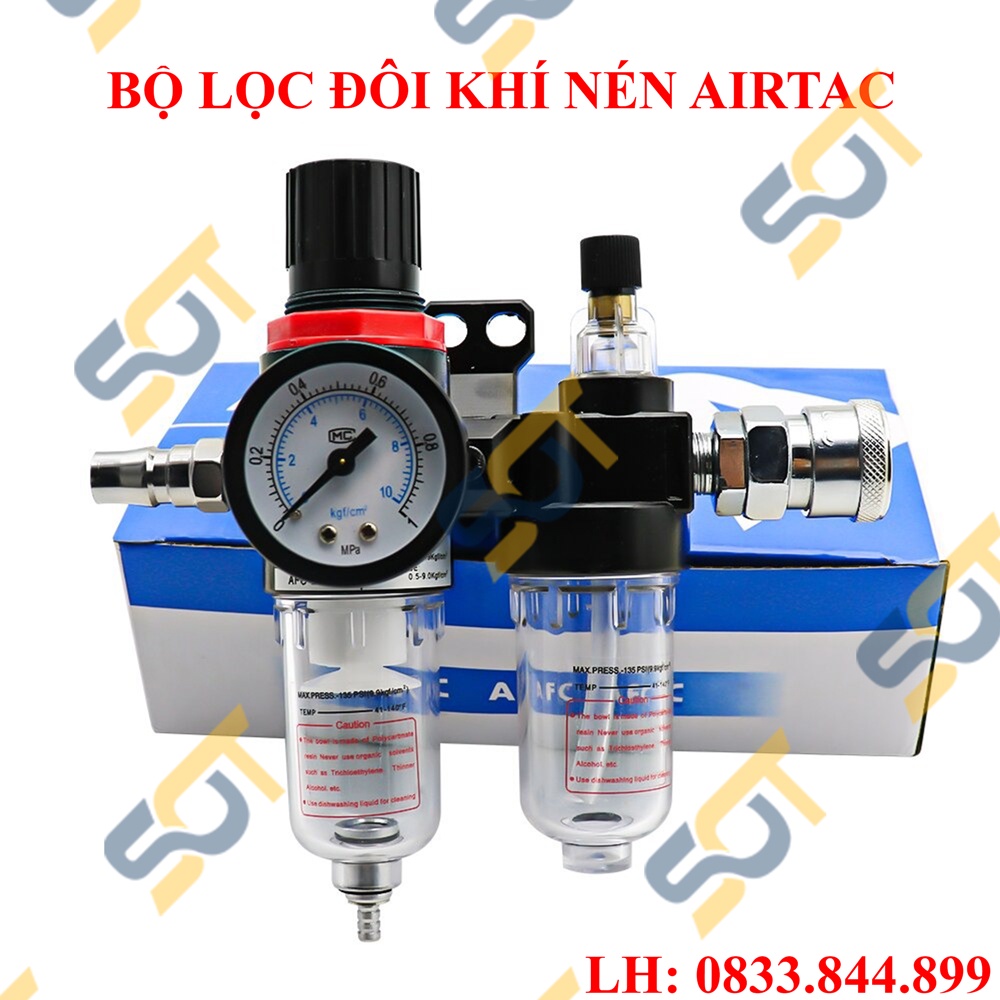 [LỌC KHÍ NÉN] Bộ lọc đôi khí nén Airtac