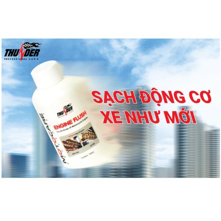 Dung Dịch Súc Rửa Động Cơ Xe Máy Làm Sạch Lốc Máy