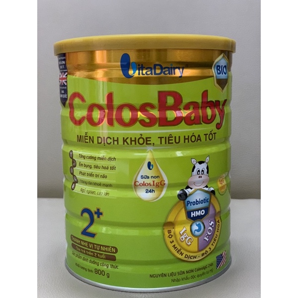 Sữa Colosbaby Bio Gold 2+ 800g (từ 2 tuổi)