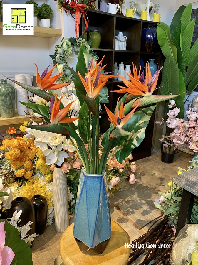 Bird of Paradise Flowers, Rubber Flowers, Silk Flowers