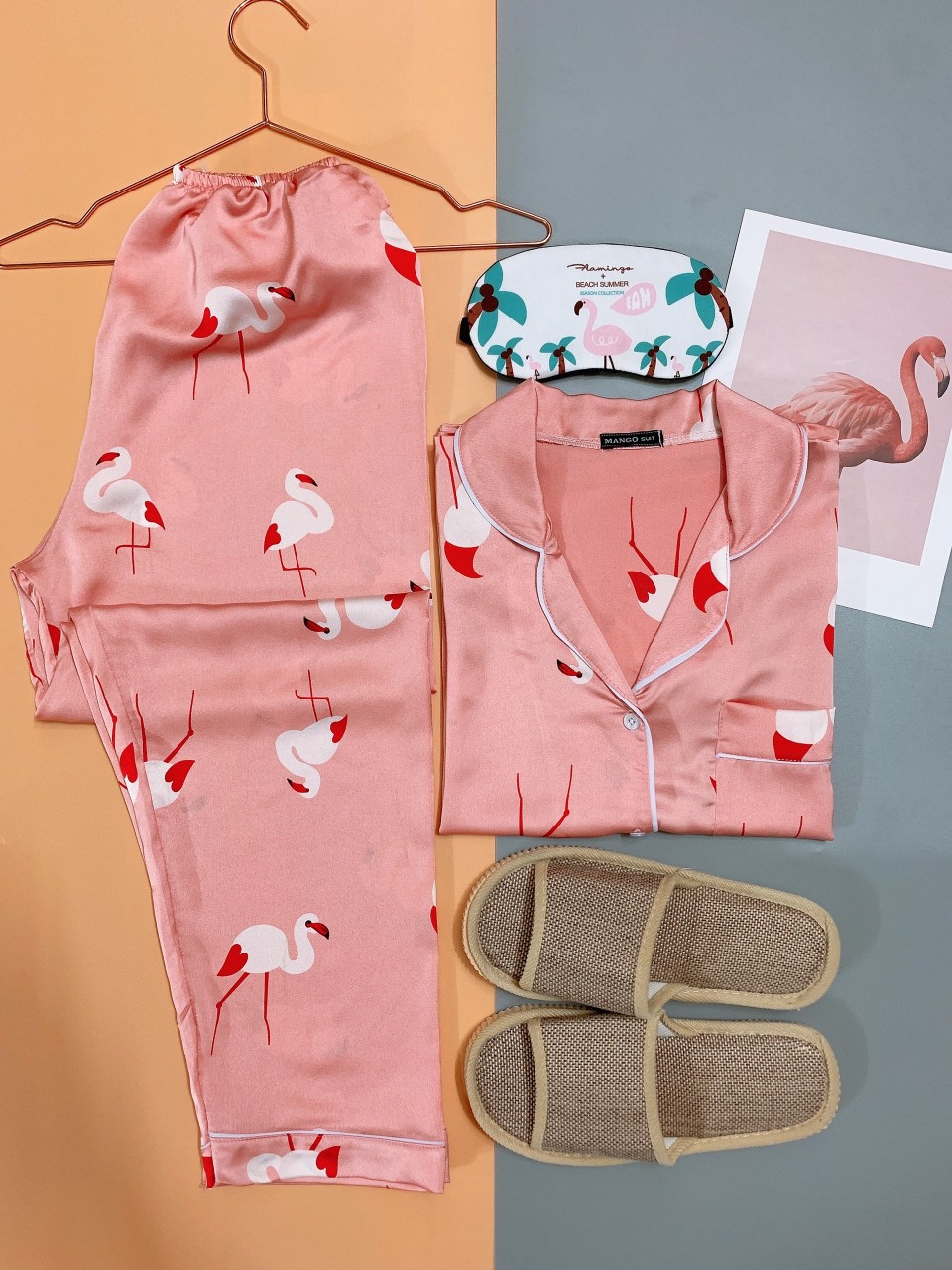 PIJAMA CHẤT VẢI LỤA MỀM MÁT IN HÌNH HOẠT HÌNH SIÊU CUTE