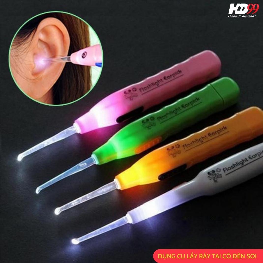 Dụng Cụ Lấy Ráy Tai Có Đèn Sáng