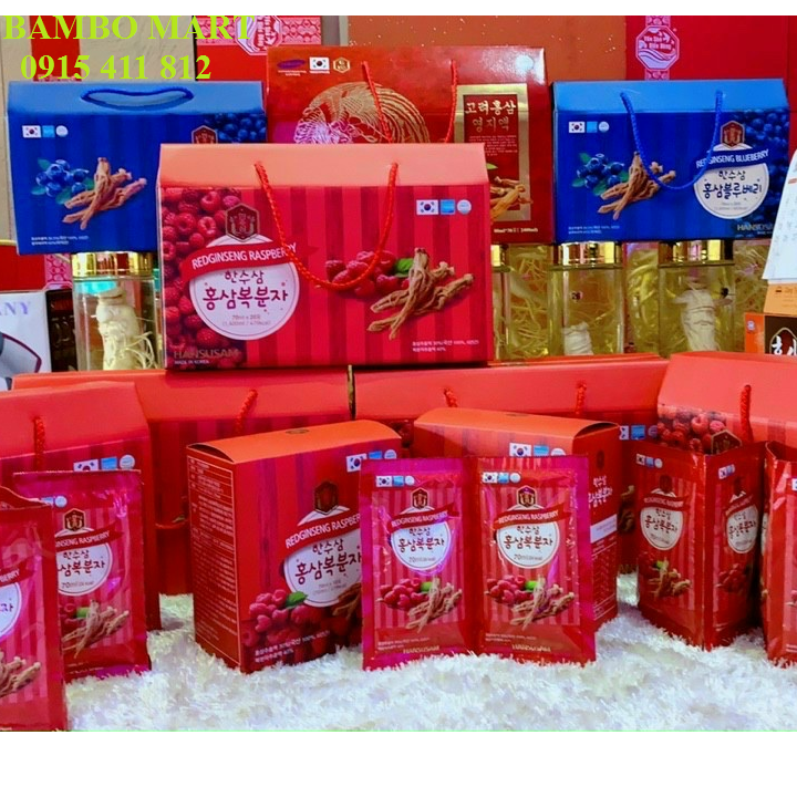 20 GÓI NƯỚC HỒNG SÂM PHÚC BỒN TỬ HÀN QUỐC